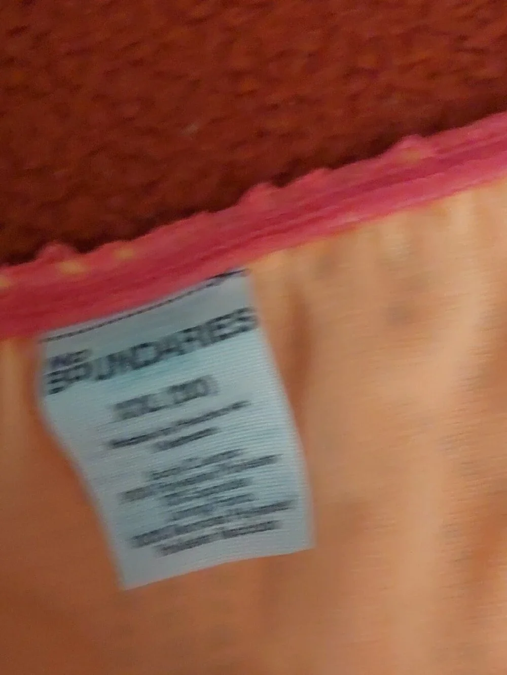 No Boundaries Coral Orange Lace Bikini Bottom